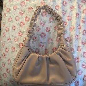 Tan Scrunchy Purse